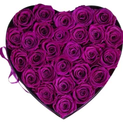 VEVOR Forever Flowers, 27 Preserved Roses in a Box, Eternal Flowers Immortal Bouquet Birthday Present for Delivery Prime Women Her Wife Mothers, Anniversary, Valentine's Day,Christmas, Rose Red