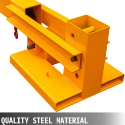 VEVOR Forklift Mobile Crane 6000lbs/3T Capacity, Forklift Crane Attachment 2 Hooks, Forklift Lifting Hoist with Truss Jib Boom, Forklift Extension, Forklift Boom Attachment Towing Handling Equipment