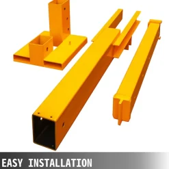 VEVOR Forklift Mobile Crane 6000lbs/3T Capacity, Forklift Crane Attachment 2 Hooks, Forklift Lifting Hoist with Truss Jib Boom, Forklift Extension, Forklift Boom Attachment Towing Handling Equipment