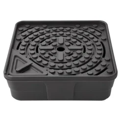VEVOR Fountain and Water Feature Basin, 30-Inch Disappearing Water Fountain Basin for Landscape and Garden, Supports Up to 500 lbs, Heavy Duty Pond Reservoir for Bubbling Rock & Garden Statues, Black