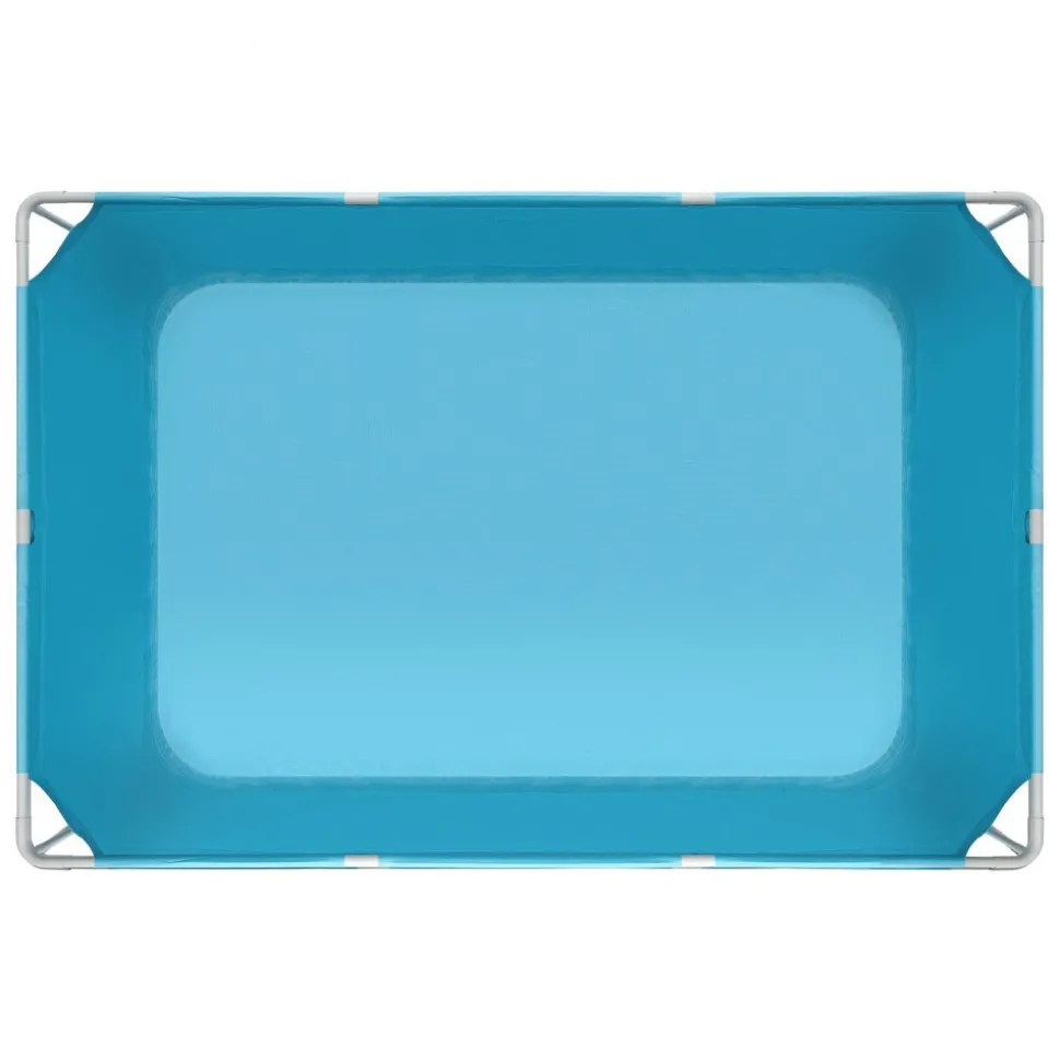 VEVOR Frame Above Ground Swimming Pool, 118 x 78 x 30 in Rectangular Steel Metal Frame, Large Rectangle Outdoor Backyard Family Pool, Easy to Assemble Rust-Resistant, 1046 Gallon Water Capacity, Blue