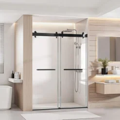 VEVOR Frameless Shower Door, 48