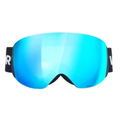 VEVOR Frameless Ski Goggles, Spherical Lens with Blue Revo Coating, OTG Anti fog Snow Goggles for Men Women Youth, TPU Frame & Ventilation Structure, Suitable for Skiing, Skating, Snowboarding