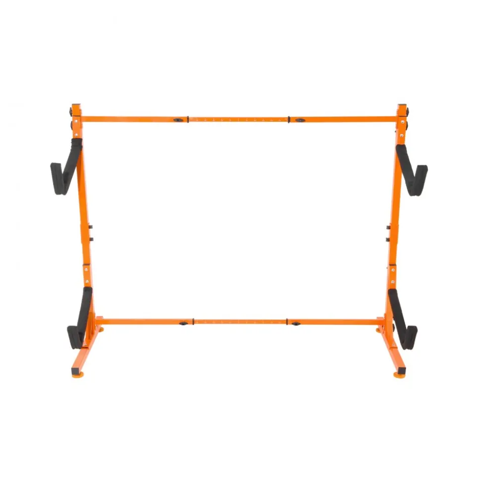VEVOR Freestanding Kayak Storage Rack, Kayak Stand for 2 Kayak Canoe Paddleboard, Heavy-duty Steel Kayak Hanger Holder with Padded Arms and Adjustable Width, 175LBS Max Load, for Indoor Outdoor Garage