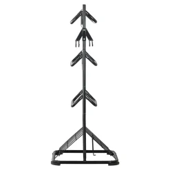 VEVOR Freestanding Saddle Stand, 30 x 30 x 68.5 in, 3 Tiers Saddle Rack, Heavy Duty Saddle Blanket Holder with Removable & Rotating Tiers, English & Western Saddle Rack for Tack Room Organization