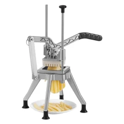 VEVOR French Fry Cutter, 3/8" Blade Commercial Vegetable Chopper, Lever-Action Vegetable Dicer with Ergonomic Handle, Stainless Steel Potato Slicer for Classic Cut Fries, Onion, Carrots, Bell Pepper