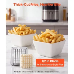VEVOR French Fry Cutter, 1/2