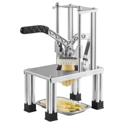 VEVOR French Fry Cutter, Commercial Vegetable Chopper with 4 Blades (1/4
