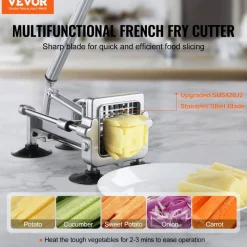 VEVOR French Fry Cutter, Potato Slicer with 1/2