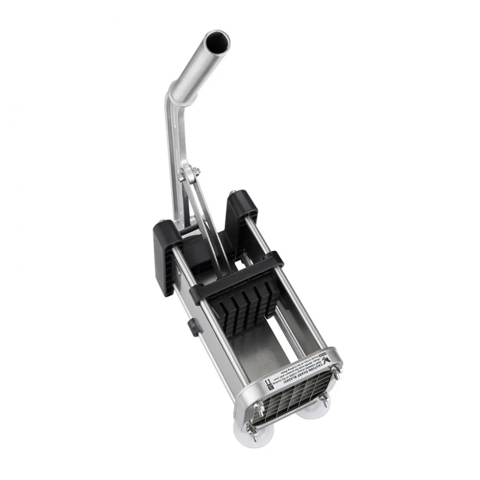 VEVOR French Fry Cutter, Potato Slicer with 1/2-Inch Stainless Steel Blade, Manual Potato Cutter Chopper with Suction Cups, Great for Potato, French Fries, Cucumber, Vegetables, Carrot