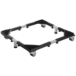 VEVOR Fridge Stand Mobile Base, 1200 lbs Load Capacity, Washing Machine Stand with 8 Locking Twin Wheels and 4 Brakes, 23-36.6 Inches Adjustable Furniture Dolly for Washer, Refrigerator and Dryer