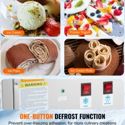 VEVOR Fried Ice Cream Roll Machine, 11