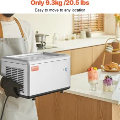 VEVOR Fried Ice Cream Roll Machine, 12.6