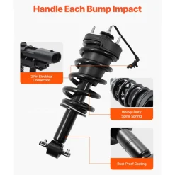 VEVOR Front Air Shock Absorber Strut, 2 PCS, Compatible with Cadillac Escalade, Chevrolet Silverado/Suburban/Tahoe, GMC Sierra/Yukon, Replacement for 84176631 84061228 84977478 23312167 23464589