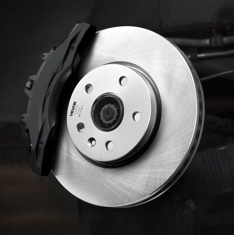 VEVOR Front and Rear Brake Kit Compatible with 2010-2017 Chevrolet Equinox, 2010-2017 GMC Terrain, Hollow Brake Rotors Ceramic Brake Pads Replacement Kit, 12.7 in Front Rotors, 12 in Rear Rotors
