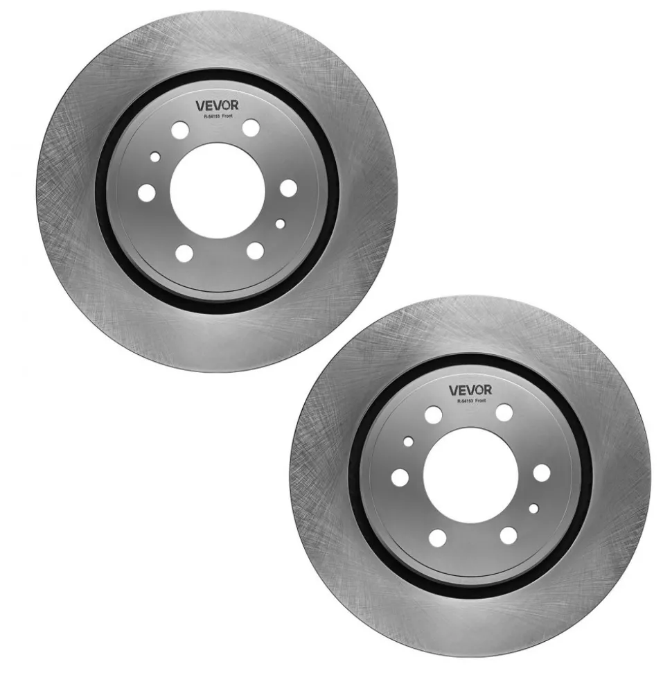 VEVOR Front Brake Kit Ceramic Brake Pads & Hollow Brake Rotors Replacement, Compatible with 015-2020 Ford F-150, 2010-2014 Ford F-150 (6 Lug Models), 2010-2021 Ford Expedition & Lincoln Navigator