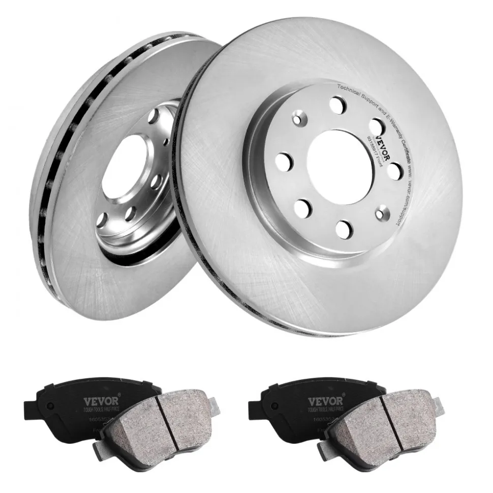 VEVOR Front Brake Kit for Vauxhall Adam(M13), Corsa D (S07), Corsa D Box/Hatchback (S07), Brake Rotors Ceramic Brake Pads Replacement Kit, 257mm Front Rotors