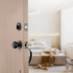 VEVOR Front Door Handle and Deadbolt Set, Front Door Lock Set with Interior Knob, Adjustable Hole Spacing Single Cylinder Handleset, for Right and Left Handed Entrance, Brushed Oil Rubbed Bronze