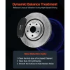 VEVOR Front & Rear Brake Kit Ceramic Brake Pads & Hollow Brake Rotors Kit, Compatible with 2010-2015 Lexus RX350, 2010-2015 Lexus RX450H, 2015-2019 Toyota Highlander, 2011-2020 Toyota Sienna