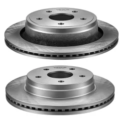 VEVOR Front & Rear Brake Kit Ceramic Brake Pads & Hollow Brake Rotors Kit, Compatible with 2007-2009 Dodge Durango & Chrysler Aspen, 2011-2018 Ram 1500 (5-Lug), 2019-2023 Ram 1500 Classic