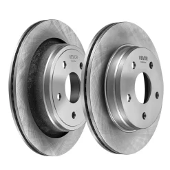 VEVOR Front & Rear Brake Kit Ceramic Brake Pads & Hollow Brake Rotors Kit, Compatible with 2007-2009 Dodge Durango & Chrysler Aspen, 2011-2018 Ram 1500 (5-Lug), 2019-2023 Ram 1500 Classic