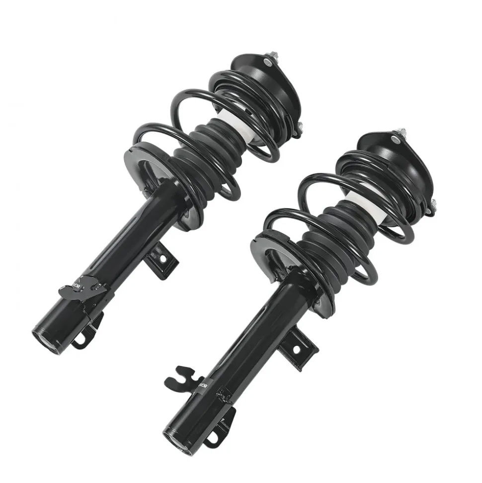 VEVOR Front Shock Absorber Strut Assembly, 2Pcs Shock and Strut Assembly with Coil Spring, Compatible with 2002-2006 Mini Cooper Convertible, Automotive Replacement Struts for OE 172265 / 172266