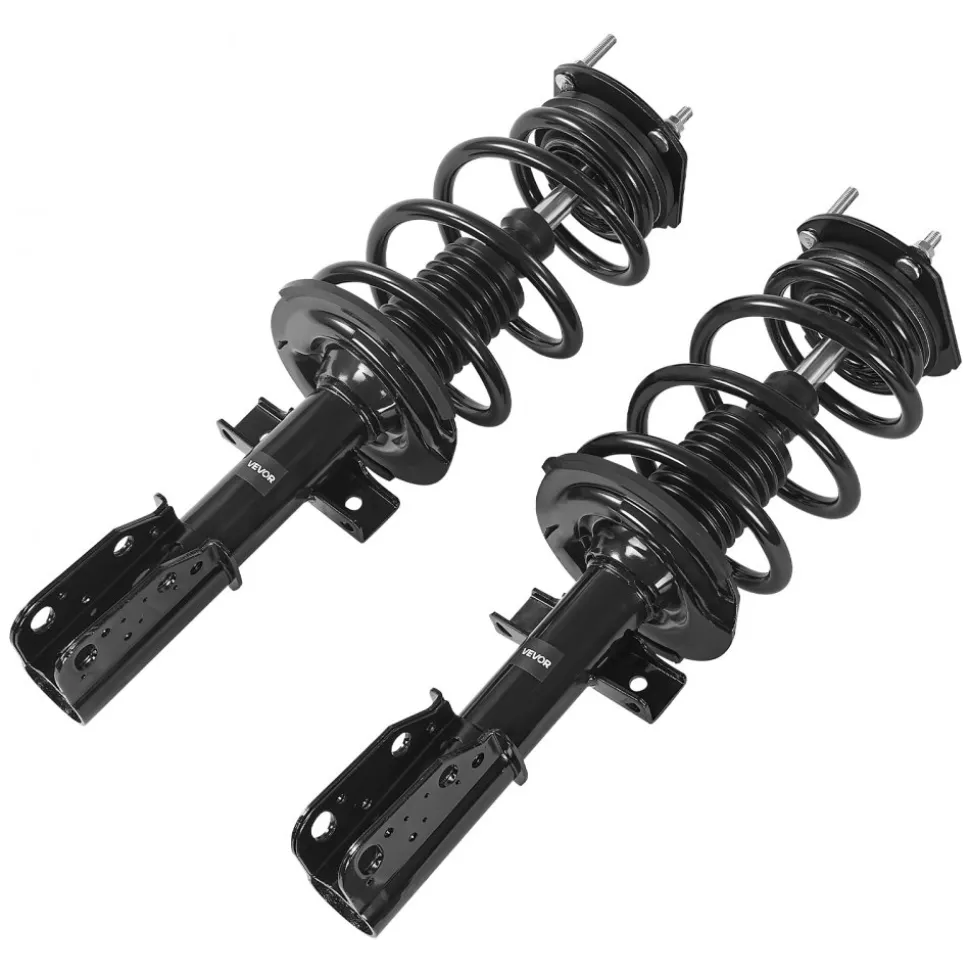VEVOR Front Shock Absorber Strut Assembly, 2Pcs Shock and Strut Assembly with Coil Spring, Fit 2007-2012 GMC Acadia, 2008-2012 Buick Enclave, 2009-2012 Chevrolet Traverse, Replace OE 11680 / 172518