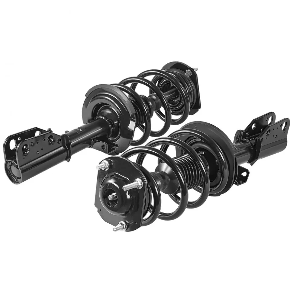 VEVOR Front Shock Absorber Strut Assembly, 2Pcs Shock and Strut Assembly with Coil Spring, Fit 2007-2012 GMC Acadia, 2008-2012 Buick Enclave, 2009-2012 Chevrolet Traverse, Replace OE 11680 / 172518