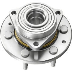 VEVOR Front Wheel Bearing & Hub Assembly Fit for 2007-2013 Chevy Silverado 1500 4WD Avalanche GMC Sierra 1500 Cadillac Escalade EXT 2007-2014 Tahoe OEM 515096, Wheel Bearing Hub Set with ABS Sensor
