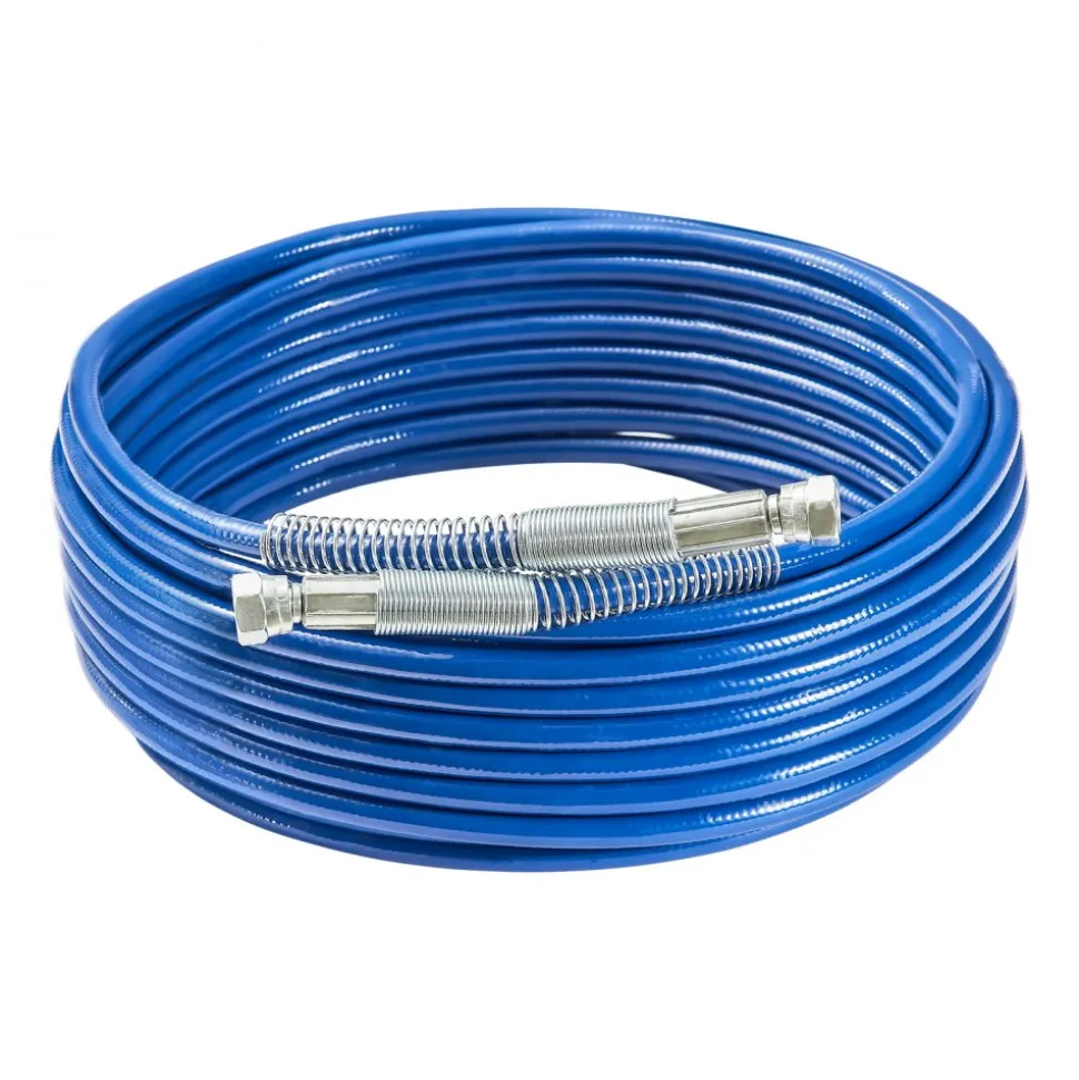 VEVOR 50ft Airless Paint Sprayer Hose, 1/4 in Universal Airless Paint Spray Hose, 4350 PSI High Pressure Flexible Airless Sprayer Hose, Multi-Layer Reinforced Steel Wire Braid Hose for Paint Sprayer
