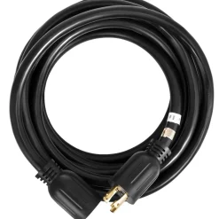 VEVOR 50 FT 30 Amp Generator Extension Cord SJTW 10 AWG 4 Prong, NEMA L14-30P 125/250V Heavy Duty Generator Power Cord with Twist Lock Connector