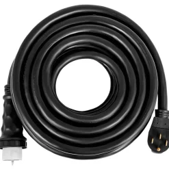 VEVOR 30 FT 50 Amp Generator Extension Cord STW 6/3 + 8/1, 125V 250V Generator Power Cord N14-50P & SS2-50R & CS6364 Twist Lock Connectors