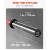 VEVOR 6FT Barbell Bar, Fits 2-Inch Weight Plates, Barbell Bar with Knurled Grip for Strength Training, Weightlifting, Squat, Deadlift, Bench Press, Curl, Overhead Press, 700lbs/317kg Capacity