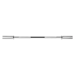VEVOR 4FT Barbell Bar, Fits 2-Inch Weight Plates, Chrome Plated Barbell Bar with Knurled Grip for Strength Training, Weightlifting, Squat, Deadlift, Bench Press, Curl, Overhead Press, 500lbs Capacity