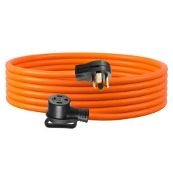 VEVOR 10 ft Dryer Extension Cord, 4-Prong NEMA 14-30P to 14-30R Dryer Cord, 125V/250V, STW 10AWG/4C, 30A, Pure Copper Wire Cable with Black Non-woven Bag and PVC Cable Tie, for Outdoor & Indoor Use