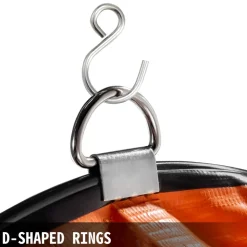 VEVOR 32ft Duct Hosing PVC Flexible Ducting Hose for 12inch Utility Blower Ventilation Fan Exhaust Fan