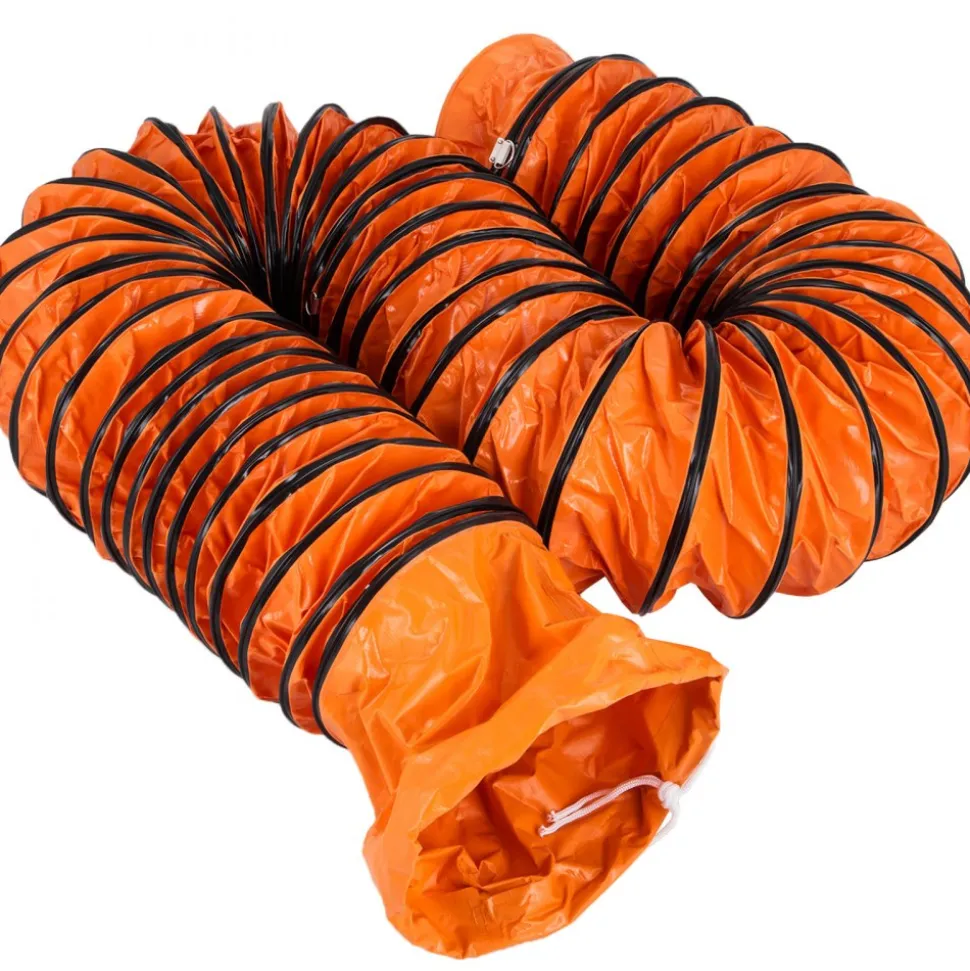 VEVOR 32ft Duct Hosing PVC Flexible Ducting Hose for 12inch Utility Blower Ventilation Fan Exhaust Fan
