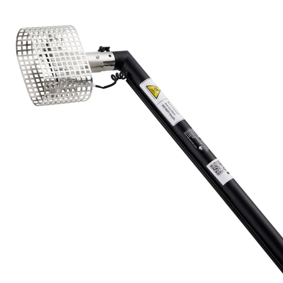 VEVOR 3FT Extension Pole for Heat Gun, Only Compatible with DR.Shrink Propane Heat Guns, Extended Reach Rod for Fast Heat-Shrink Wrapping, Combustor Head Included