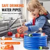 VEVOR 30ft Heated Water Hose for RV, Heated Drinking Water Hose Antifreeze to -45°F, Automatic Self-regulating, 5/8" I.D. with 3/4" GHT Adapter, Lead and BPA Free