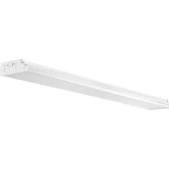 VEVOR 4FT LED Wraparound Light, 50W, 5500LM Flush Mount LED Shop Light, 4 Pack 6500K Daylight LED Kitchen Ceiling Lighting Fixtures, for Garage Office Laundry Fluorescent Tube Replacement, FCC