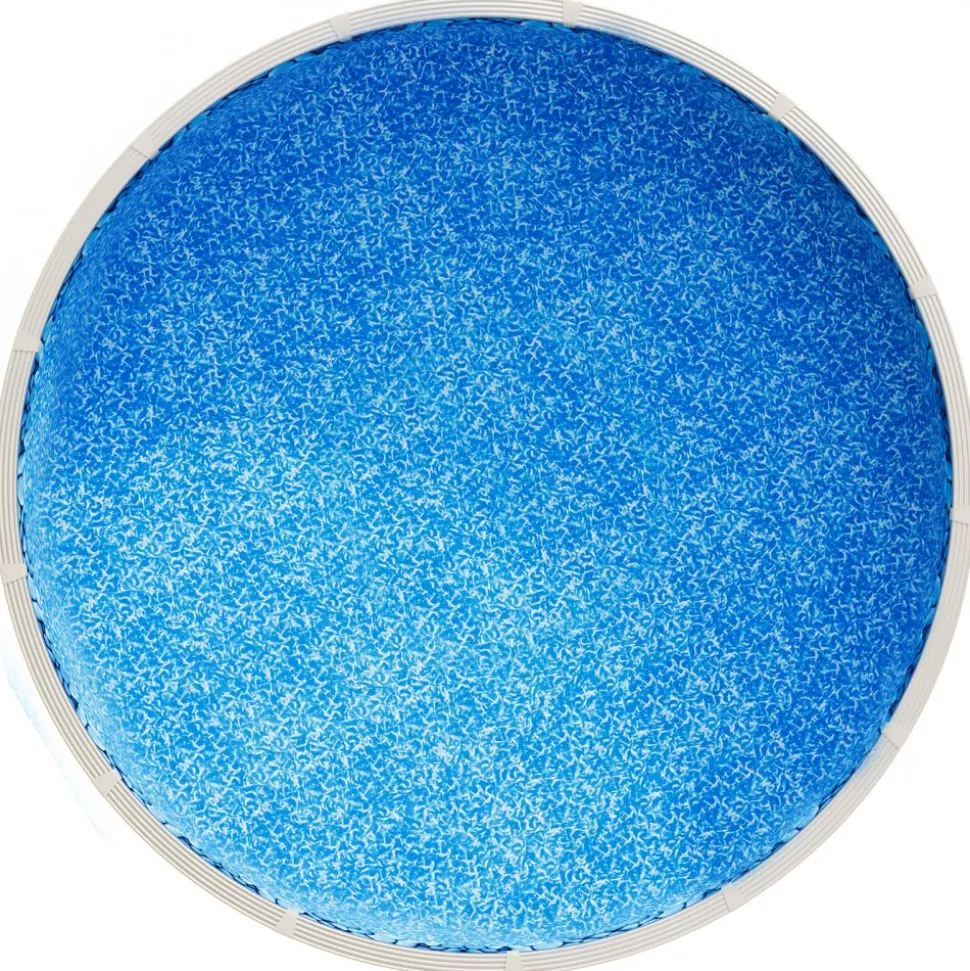 VEVOR 18ft Pool Liner, Round Overlap Swimming Pool Liner for 52 in Wall Height, Premium Vinyl, Easy Install with Leak-Proof Patches, Designed for Steel Sided Above-Ground,Outdoor, Boulder Swirl
