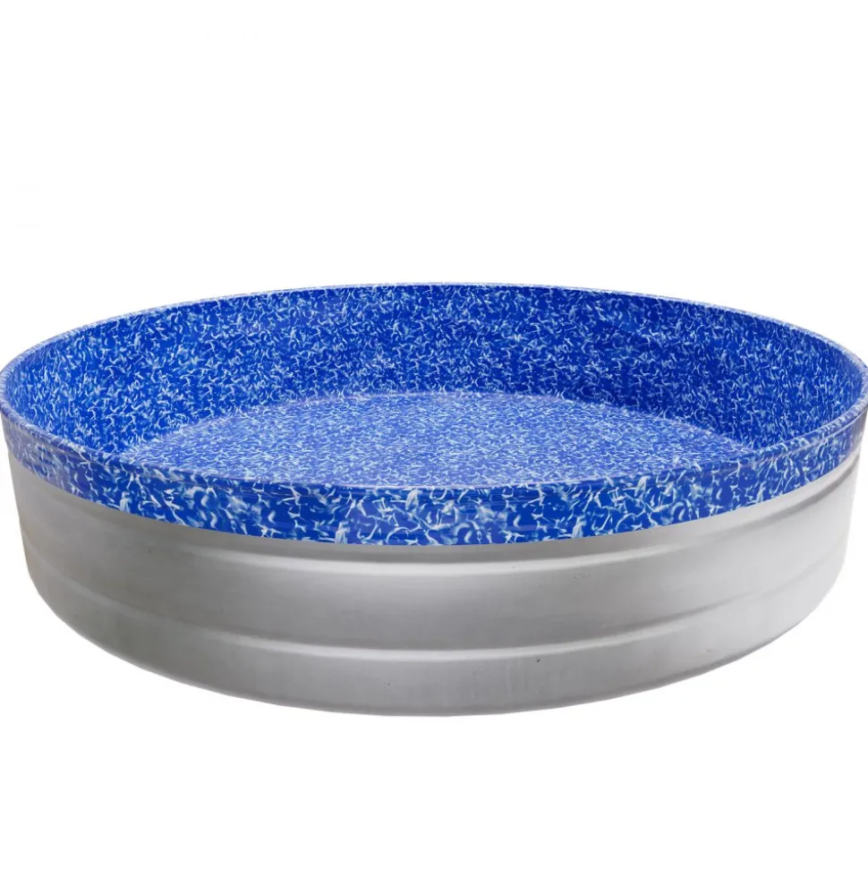 VEVOR 8ft Pool Liner, Round Overlap Swimming Pool Liner for 27.5 in Wall Height, Heavy Gauge Vinyl, Easy Install with Leak-Proof Patches, Designed for Steel Sided Above-Ground,Outdoor, Crystal