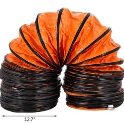 VEVOR 16 FT PVC Flexible Duct Hosing for 12 INCH Exhaust Fan (12IN 16FT)