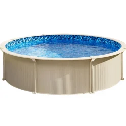 VEVOR 21-ft Round Above Ground Pool Liner, Overlap Pool Liners, Standard Gauge Vinyl, 48-to-54inch Wall Height, Designed for Steel Sided Above-Ground Swimming Pools