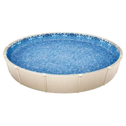 VEVOR 30-ft Round Above Ground Pool Liner, Overlap Pool Liners, Standard Gauge Vinyl, 48-to-54inch Wall Height, Designed for Steel Sided Above-Ground Swimming Pools