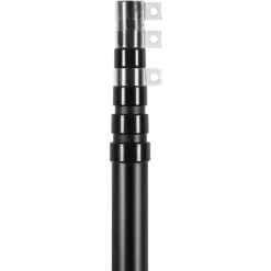 VEVOR 25FT Telescoping Flag pole Kit, Heavy Duty Aluminum Alloy in Ground Flag Poles for Outside, 3 Display Modes Flagpole with 3x5 American Flag, Professional Accessories, Black