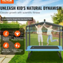 VEVOR 6FT Trampoline for Kids, 72
