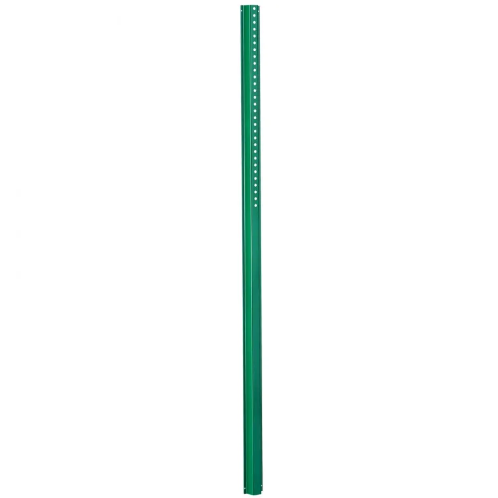 VEVOR 6FT U-Channel Sign Post, 4Pack Green Heavy Duty Steel Fixed Fence Post, Steel Fence U-Channel Sign for Garden, Courtyard, Farm or Traffic Intersection