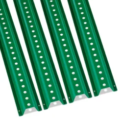 VEVOR 6FT U-Channel Sign Post, 4Pack Green Heavy Duty Steel Fixed Fence Post, Steel Fence U-Channel Sign for Garden, Courtyard, Farm or Traffic Intersection