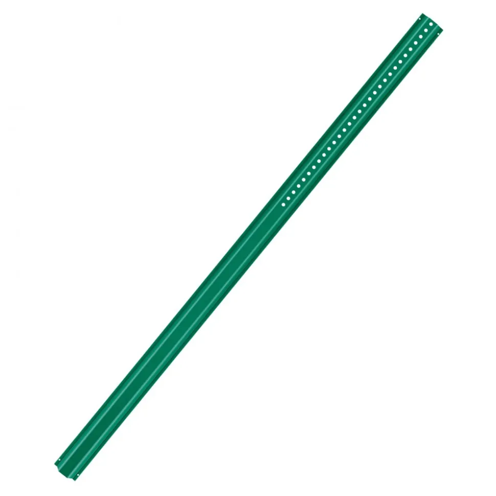 VEVOR 6FT U-Channel Sign Post, 4Pack Green Heavy Duty Steel Fixed Fence Post, Steel Fence U-Channel Sign for Garden, Courtyard, Farm or Traffic Intersection